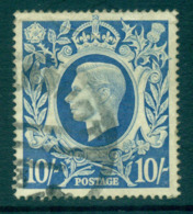 GB 1939-42 KGVI 10/- Ultramarine Royal Arms FU Lot66772 - Sin Clasificación