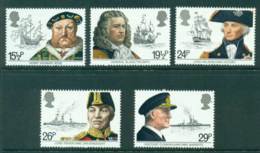 GB 1982 Commanders & Ships MLH Lot29948 - Ohne Zuordnung