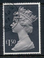 GB 1986 Tall Machin High Value ?1.50 FU - Unclassified