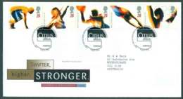 GB 1996 Swifter, Higher, Stronger, Edinburgh FDC Lot51399 - Unclassified