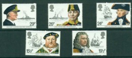 GB 1982 Ships & Commanders MUH Lot19233 - Ohne Zuordnung