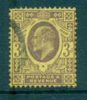 GB 1902-11 KEVII 3d Dull Purple/orange Yellow FU Lot66725 - Non Classés