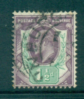 GB 1902-11 KEVII 1 1/2d Violet & Green FU Lot66722 - Ohne Zuordnung