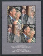 GB 2005 Royal Wedding Charles & Camilla MS MUH - Non Classificati