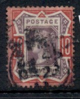 GB 1887-92 QV 10d Carmine Rose & Lilac FU - Sonstige & Ohne Zuordnung