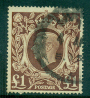 GB 1948 KGVI £1 Red Brown Royal Arms FU  Lot32755 - Zonder Classificatie