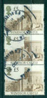 GB 1992 £5 Castle Syncopated Strip 3 FU Lot33006 - Non Classificati