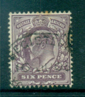 GB 1902-11 KEVII 6d Pale Dull Violet FU Lot66727 - Non Classés