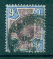 GB 1887-92 QV Jubilee 9d Blue & Lilac FU Lot66718 - Sonstige & Ohne Zuordnung