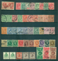 GB 1902 On KEVII & KGV Assorted Oddments FU Lot53610 - Unclassified