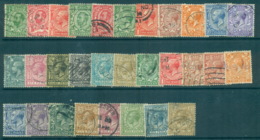 GB 1911-24 KGV Assorted Defins, Both Wmks FU Lot70199 - Ohne Zuordnung