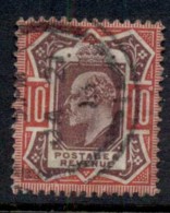 GB 1902-11 KEVII Portrait 10d Carmine & Dull Purple FU - Unclassified