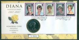 GB 1999 Diana £5 Memorial Coin PNC Lot51791 - Zonder Classificatie