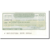 Billet, Italie, 100 Lire, 1976, 1976-12-29, NEUF - [10] Chèques