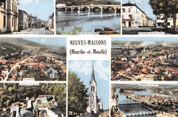 Neuves-Maisons - Rue Du Capitaine Caillon - Mine Du Val De Fer - Carrefour Du Point Central - Pont - Moselle - Eglise - Neuves Maisons
