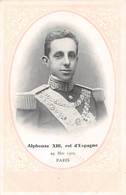 Thème Familles Royales  Espagne  Alphonse XIII . 29 Mai 1905 Paris  ( 2 Voir Scan) - Royal Families