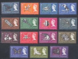 Iles Salomon, Yvert 110/124, Scott 128/142, SG 112/126, MNH - Iles Salomon (...-1978)