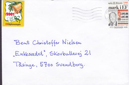 Denmark 2000 Cover Brief Taasinge SVENDBORG Prime Miister Krag GIGTforeningen Rheumatism Vignette - Lettres & Documents