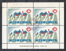 Schweiz Soldatenmarken Sappeure Sap. Kp. I/6 ° Stempel Feldpost - Vignettes