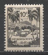 Guadeloupe 1947. Scott #J38 (M) Village * - Postage Due