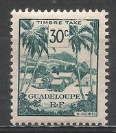 Guadeloupe 1947. Scott #J39 (M) Village * - Postage Due