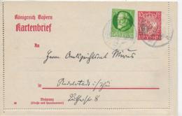 AK 0132  Königreich Bayern Kartenbrief 13. 8. 1917 - Bavaria