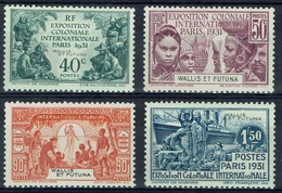 Wallis And Futuna, Paris Colonial Exposition, 1931, MNH VF  Complete Series Of 4 - Unused Stamps