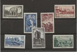 SERIE N° 388 A 394 NEUF X - ANNEE 1938 - COTE : 72 € - Unused Stamps