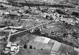 CPSM 42 PELUSSIN QUARTIER DES CROIX ET LE VIADUC    Grand Format 15 X 10,5 Cm - Pelussin