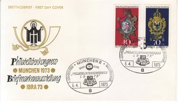 1973 - FDC  " CONGRASSO FILATELISTI  IBRA 73 "  VEDI++++ - 1971-1980