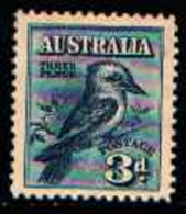 90326)  Australia 1928 Nazionali TIMBRO ESPOSIZIONE MELBOURNE SG 106 3d Blu Kookaburra -MLH* - Nuevos