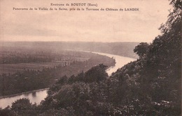 CPA 27 ROUTOT Panorama De La Vallée De La SEINE Prise De La Terrasse Du Château  Du LANDIN - Routot