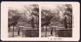 STEREOSCOPIC PHOTO STEREOSCOPIQUE ** JAPAN - MIYAJIMA  - TEMPLE ** JAPON - Stereoscopic