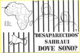 Tematica - Prigionieri - Campagna Europea Di Adozione Simbolica - 'Desaparecidos' Sahraui, Dove Sono? - RASD - Not Used - Gevangenis