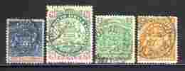 British South Africa Company 1891/1908 N°16,34,57,64, 1,50 € (cote 10,50 €, 4 Valeurs)) - Unclassified