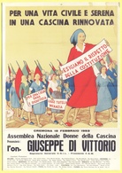 Tematica - Sindacati - CGIL - Centenari Delle Camere Del Lavoro - Manifesto Del 1953 "Per Una Casa Sana E Decorosa" - No - Syndicats
