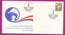 South Africa - 1982 - International Pianoforte Competition Music Musical Instruments Piano - Covers & Documents