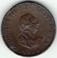 United Kingdom, 1799, One Farthing. - Autres & Non Classés