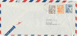 Yugoslavia Air Mail Cover Sent To Germany 21-1-1958 - Poste Aérienne
