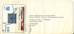 Yugoslavia Cover Sent To Denmark Zagreb 2-12-1985 Minisheet Rowing Regatta  Wien Bratislava Ingolstadt Budapest Vidin - Luftpost