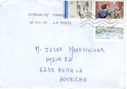 Auslands - Brief Von 37580A - 57120 Rombas Mit 8,50 Franc Mischfrankatur 2019 - 2018-2023 Marianne L'Engagée