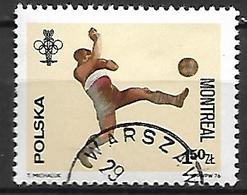 POLOGNE    -     1976.    FOOTBALL   -    Oblitéré. - Usati