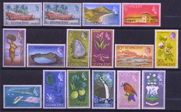 Saint-Vincent, Yvert 207/221&233, SG 231/245, Scott 226/240, MNH - St.Vincent (...-1979)