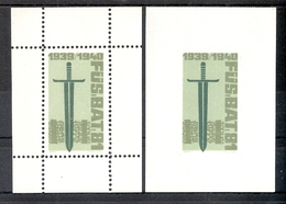 Schweiz Soldatenmarken Infanterie Füs. Bat. 81 Gezähnt * Geschnitten ** - Vignetten