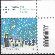 2015  Allem. Fed.  Deutschland Mi. 3183**MNH EOR  Weihnachtslied „Stille Nacht“ Schallt Aus Kirche In Winterlandschaft - Ungebraucht