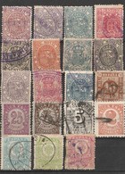 Espagne - Lot 19 Timbres 1892/97 - Fiscal-postal