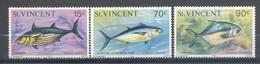 Saint-Vincent, Yvert 451/453, Scott 472/474, MNH - St.Vincent (...-1979)