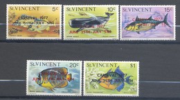 Saint-Vincent, Yvert 486/490, Scott 499/503, MNH - St.Vincent (...-1979)