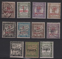 MAR 23 - MAROC TAXE Petit Lot De 11 Val. Neufs* Et Obl. - Timbres-taxe