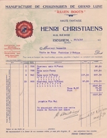 BELGIË/BELGIQUE :1940: Facture De ## HENRI CHRISTIAENS, Rue Basse, 30-32, ISEGHEM ##  à ## Mr. DESMECHT à FONTAINE-... - Textile & Clothing